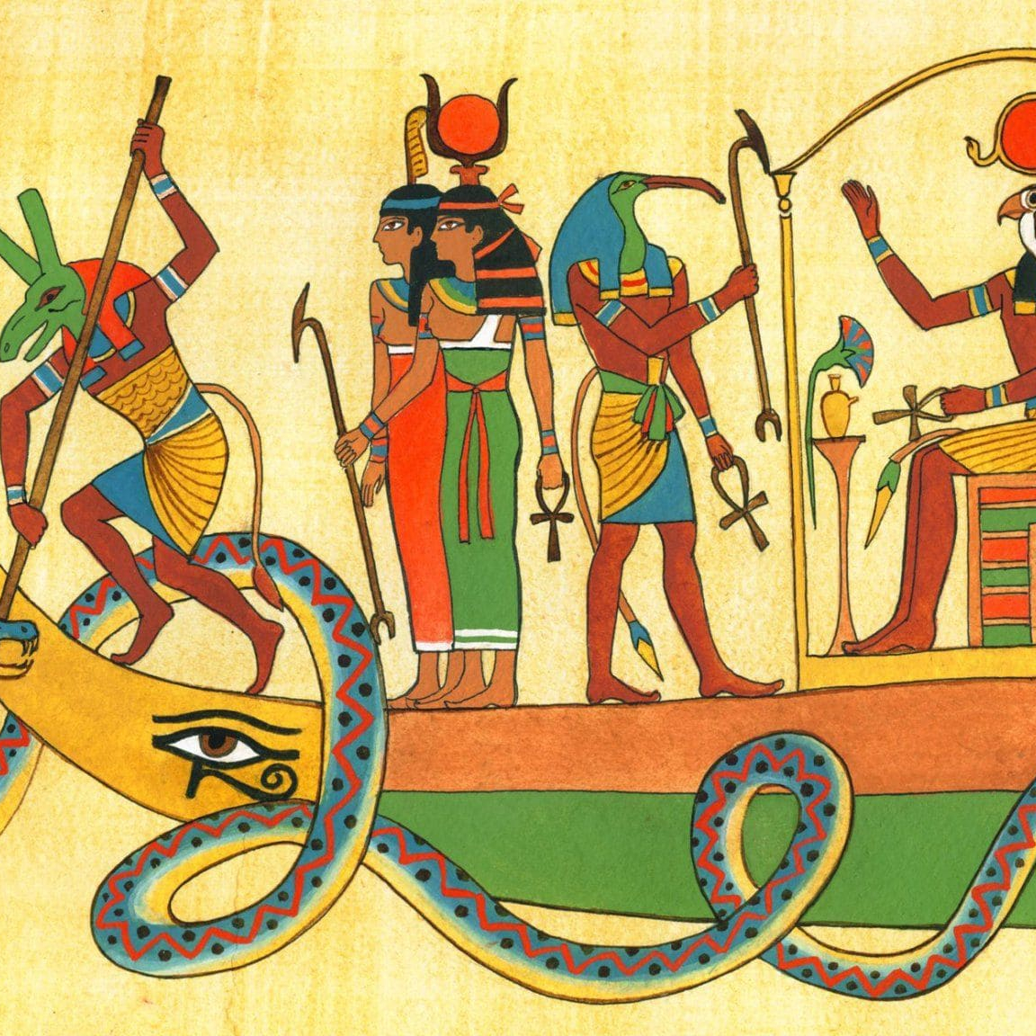 бог солнца древнего египта